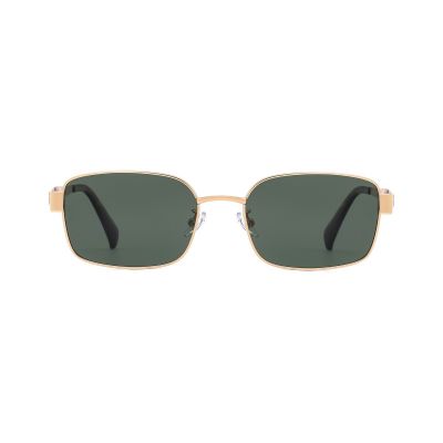 Classic Round Metal Sunglasses with Compact Circular Lenses