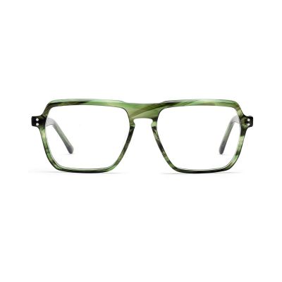Geometric Hexagonal Acetate Optical Frame