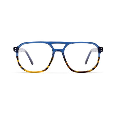 Double Bridge Navigator Acetate Optical Frame