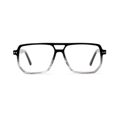 Aviator Style Double Bridge Acetate Frame