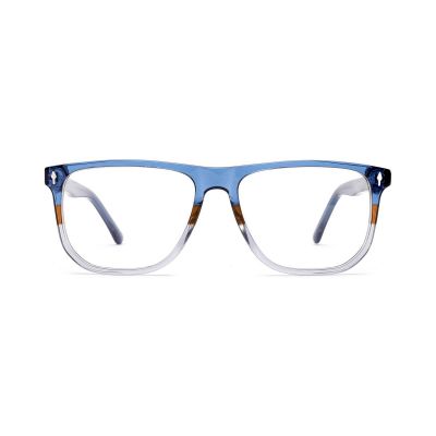 Wide Brow Square Acetate Eyeglasses
