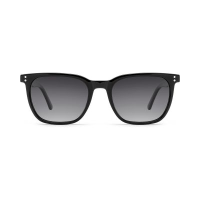 Sleek Rectangular Acetate Sunglasses