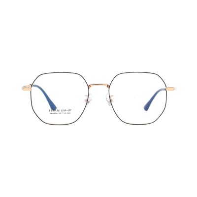 Angular Geometric Metal Eyeglasses