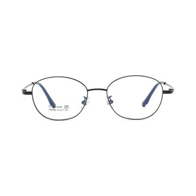 Feminine Cat-Eye Metal Eyeglasses