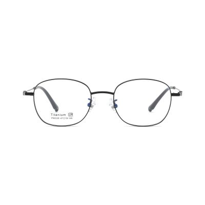 Lightweight Round β-Titanium Eyeglass Frame (Small)